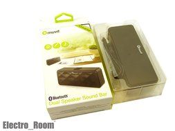 Muvit Bluetooth dual sound bar speakerphone - black N3