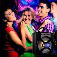 Alloet New Bluetooth Speaker Portable Indoor Outdoor Wireless Speakers with USB/TF/AUX/FM Radio N2