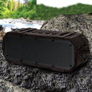 MVMT Traverse Outdoor Portable Wireless and Water Resistant Bluetooth Speaker With Carabiner (Black) N2