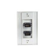 Mediabridge HDMI Wall Plate (2 Port) - [Latest Version - Supports 4K, 3D, ARC] &ndash; Includes FREE Low Voltage Metal... N2