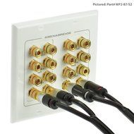 Mediabridge HDMI Wall Plate (2 Port) - [Latest Version - Supports 4K, 3D, ARC] &ndash; Includes FREE Low Voltage Metal... N12