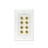 Mediabridge HDMI Wall Plate (2 Port) - [Latest Version - Supports 4K, 3D, ARC] &ndash; Includes FREE Low Voltage Metal... N13