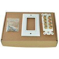 Mediabridge HDMI Wall Plate (2 Port) - [Latest Version - Supports 4K, 3D, ARC] &ndash; Includes FREE Low Voltage Metal... N16