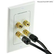 Mediabridge HDMI Wall Plate (2 Port) - [Latest Version - Supports 4K, 3D, ARC] &ndash; Includes FREE Low Voltage Metal... N18