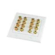 Mediabridge HDMI Wall Plate (2 Port) - [Latest Version - Supports 4K, 3D, ARC] &ndash; Includes FREE Low Voltage Metal... N20