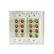 Mediabridge HDMI Wall Plate (2 Port) - [Latest Version - Supports 4K, 3D, ARC] &ndash; Includes FREE Low Voltage Metal... N21