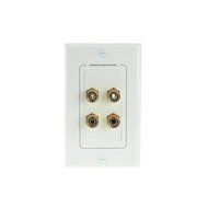 Mediabridge HDMI Wall Plate (2 Port) - [Latest Version - Supports 4K, 3D, ARC] &ndash; Includes FREE Low Voltage Metal... N28