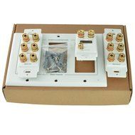Mediabridge HDMI Wall Plate (2 Port) - [Latest Version - Supports 4K, 3D, ARC] &ndash; Includes FREE Low Voltage Metal... N37