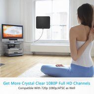 Holisouse HD Antenna 50 Miles Range Digtial Amplified TV Antenna with Amplifier Signal Booster, HDTV Indoor Antenna... N4
