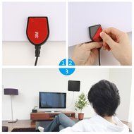 Holisouse HD Antenna 50 Miles Range Digtial Amplified TV Antenna with Amplifier Signal Booster, HDTV Indoor Antenna... N5