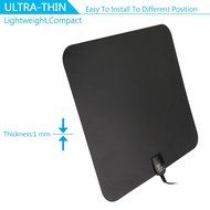 Holisouse HD Antenna 50 Miles Range Digtial Amplified TV Antenna with Amplifier Signal Booster, HDTV Indoor Antenna... N6