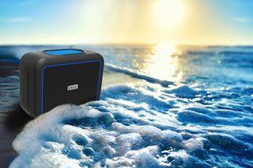 iHome iBT35 Rugged Portable Waterproof Bluetooth Stereo Speaker with Speakerphone N2