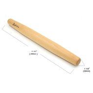 Lasten Wooden Rolling Pin, Dough Roller, Rolling Pin for Consistent Dough &amp; More, Professional Non-Stick Rolling... N3