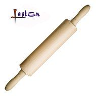 Lasten Wooden Rolling Pin, Dough Roller, Rolling Pin for Consistent Dough &amp; More, Professional Non-Stick Rolling... N9