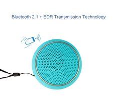 Silentrees Stereo Wireless Portable Music Bluetooth Speaker,Blue N2