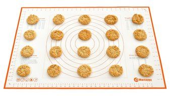 Extra Large Silicone Pastry Mat with Measurements and Conversion Charts, 29.6&quot; x 20.5&quot; Non-Stick Non-Slip, XL... N4