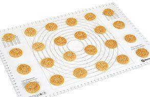 Extra Large Silicone Pastry Mat with Measurements and Conversion Charts, 29.6&quot; x 20.5&quot; Non-Stick Non-Slip, XL... N19