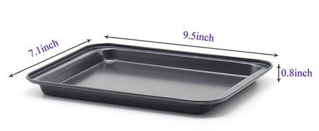 SS&amp;CC Non Stick 8 Inch Oven Baking and Cookie Sheet Heavy-gauge Steel N3