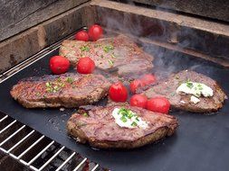 Chef Henri Grill Mat Lifetime Guarantee Set Of 3 Heavy Duty, Non-Stick Grilling Mats and Baking Mat - 16 x 13... N3