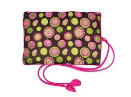 iSuperb&reg; Travel Jewelry Roll Polka Dot with Silk Embroidery Brocade Elegant and Bold Travel Jewelry Case (Polka... N3