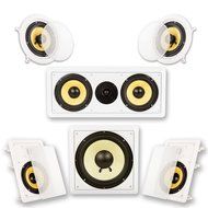 Acoustic Audio HD515 5.1 Home Theater Speaker System (White) N6