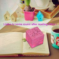 DLDT Portable Mini Speakers Bluetooth Speaker Cute Wireless Bluetooth Technology TF Card Supported Speaker for... N7