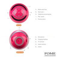 Wireless Bluetooth Speaker, FOME SPORTS|OUTDOORS Magic Ball GS009 Subwoofer Mini Round Hi-Fi Portable Multi-function... N2