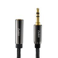 Zeskit 12&rsquo; Premium Audio Cable &mdash; 3.5mm, Braided Nylon Stereo Audio Cable (Male to Female) N3