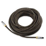 Cable Matters Gold Plated Toslink Digital Optical Audio Cable with Metal Connectors and Braided Jacket 6 Feet N11