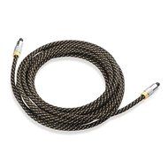 Cable Matters Gold Plated Toslink Digital Optical Audio Cable with Metal Connectors and Braided Jacket 6 Feet N16