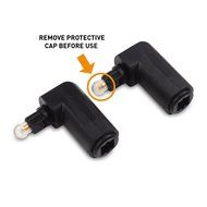 Cable Matters Gold Plated Toslink Digital Optical Audio Cable with Metal Connectors and Braided Jacket 6 Feet N19
