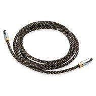 Cable Matters Gold Plated Toslink Digital Optical Audio Cable with Metal Connectors and Braided Jacket 6 Feet N25