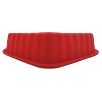 Heart Shape Silicone Cake Baking Mold (Red) N3