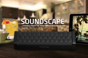Photive SOUNDSCAPE 8 Powerful Portable Wireless Bluetooth Speaker with 8 Hour Battery and Built in Speakerphone... N6
