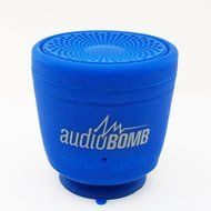 AudioBomb 12176 Whaley Waterproof Bluetooth Portable Rechargeable Speaker Pair Two &amp; Play(Included Suction Cup... N5