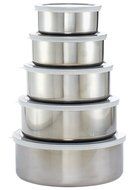 Imperial 5-Piece Bowl Set with Lids