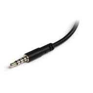 StarTech.com Headset adapter for headsets with separate headphone / microphone plugs - 3.5mm 4 position to 2x... N3