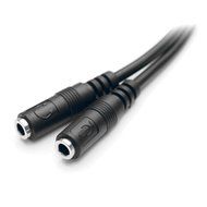 StarTech.com Headset adapter for headsets with separate headphone / microphone plugs - 3.5mm 4 position to 2x... N6