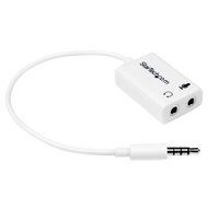StarTech.com Headset adapter for headsets with separate headphone / microphone plugs - 3.5mm 4 position to 2x... N9