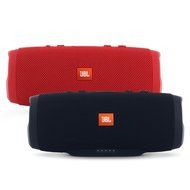 JBL Charge 3 Waterproof Portable Bluetooth Speaker - Pair (Black/Red)