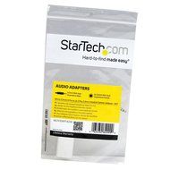 StarTech.com Headset adapter for headsets with separate headphone / microphone plugs - 3.5mm 4 position to 2x... N14