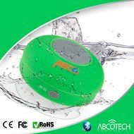 Abco Tech Water Resistant Wireless Bluetooth Shower Speaker with Suction Cup and Hands-Free Speakerphone, Aqua N14