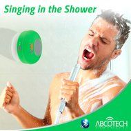 Abco Tech Water Resistant Wireless Bluetooth Shower Speaker with Suction Cup and Hands-Free Speakerphone, Aqua N21