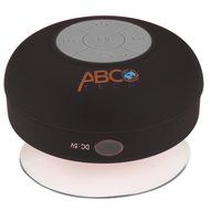 Abco Tech Water Resistant Wireless Bluetooth Shower Speaker with Suction Cup and Hands-Free Speakerphone, Aqua N22