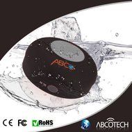 Abco Tech Water Resistant Wireless Bluetooth Shower Speaker with Suction Cup and Hands-Free Speakerphone, Aqua N23