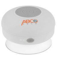 Abco Tech Water Resistant Wireless Bluetooth Shower Speaker with Suction Cup and Hands-Free Speakerphone, Aqua N33
