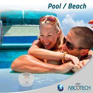 Abco Tech Water Resistant Wireless Bluetooth Shower Speaker with Suction Cup and Hands-Free Speakerphone, Aqua N38