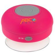 Abco Tech Water Resistant Wireless Bluetooth Shower Speaker with Suction Cup and Hands-Free Speakerphone, Aqua N42