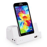 Kmashi K-902 Stereo Wireless Bluetooth Speaker with Charging Cradle Dock with Built-in 2000mah Rechargeable Extended...