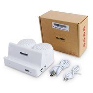 Kmashi K-902 Stereo Wireless Bluetooth Speaker with Charging Cradle Dock with Built-in 2000mah Rechargeable Extended... N4